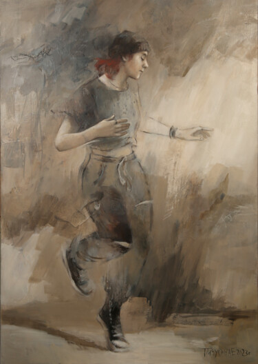 Pintura intitulada "Мечты о любви." por Elena Pichugina, Obras de arte originais, Óleo