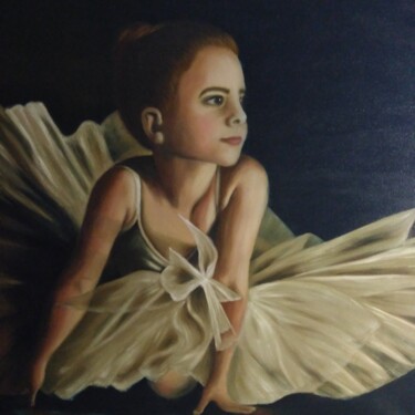 Schilderij getiteld ""Young Ballerina" C…" door Elena Pimenova, Origineel Kunstwerk, Olie