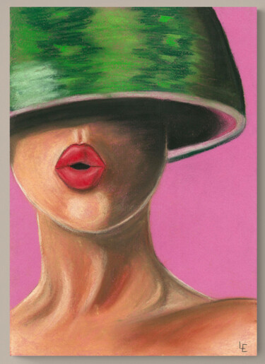 Digitale Kunst getiteld "Watermelon and sexy…" door Elena Polak, Origineel Kunstwerk, 2D Digital Work