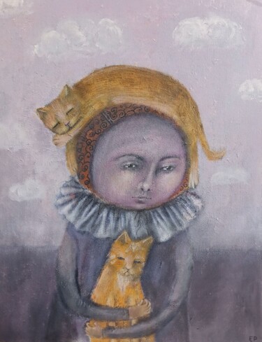 Painting titled "Забери меня домой" by Elena Razumkova, Original Artwork, Acrylic