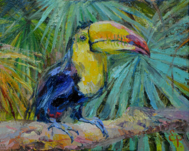 제목이 "Bright colors of To…"인 미술작품 Elena Reutova로, 원작, 기름 나무 들것 프레임에 장착됨