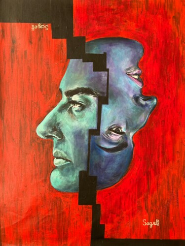 Schilderij getiteld "Discarded-3" door Elena Sagdeyeva, Origineel Kunstwerk, Acryl