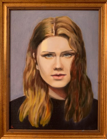 Картина под названием "Портрет «Целеустрем…" - Elena Sushko, Подлинное произведение искусства, Масло
