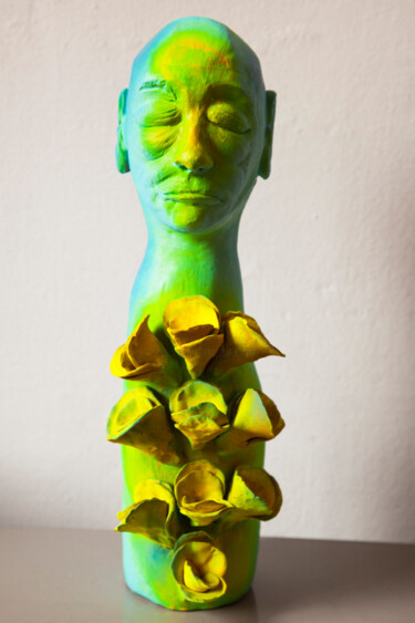 Escultura intitulada "Florian" por Elena Uljancic, Obras de arte originais, Cerâmica