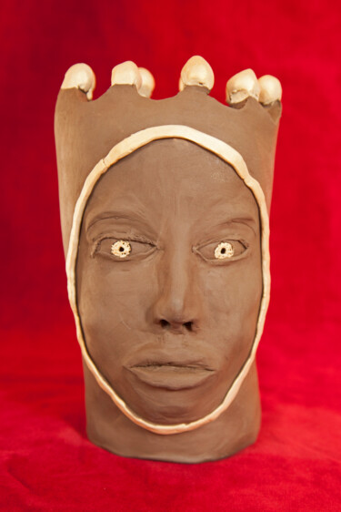 Sculpture titled "The Young King Arth…" by Elena Uljancic, Original Artwork, Ceramics
