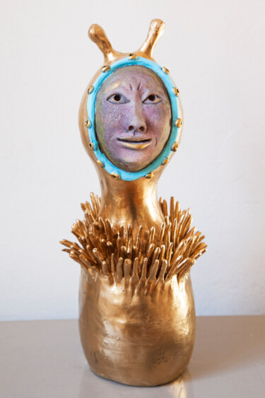 Sculpture titled "Has" by Elena Uljancic, Original Artwork, Ceramics