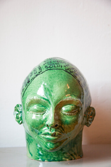 雕塑 标题为“Kesa Miki” 由Elena Uljancic, 原创艺术品, 陶瓷