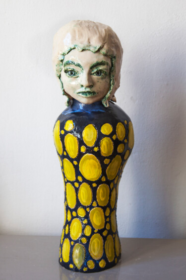 Sculpture titled "Rosemary" by Elena Uljancic, Original Artwork, Ceramics