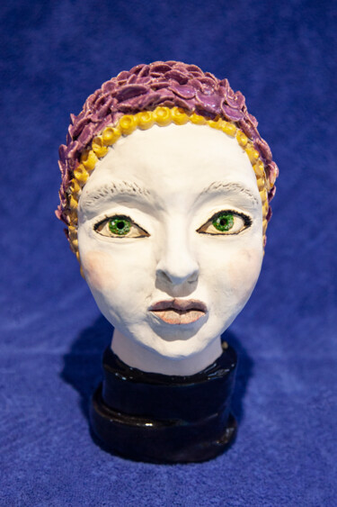 Sculpture titled "Esther" by Elena Uljancic, Original Artwork, Ceramics