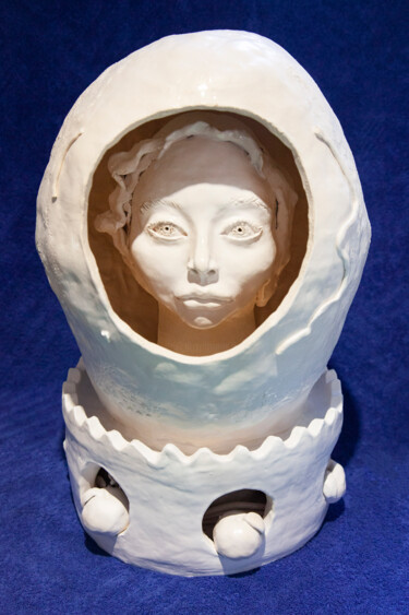 Sculpture titled "Ela" by Elena Uljancic, Original Artwork, Ceramics