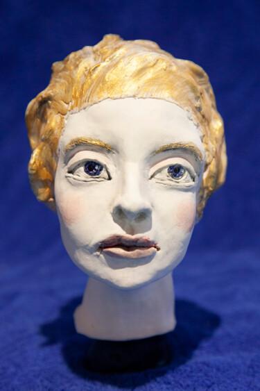 Sculpture intitulée "Angelica" par Elena Uljancic, Œuvre d'art originale, Céramique