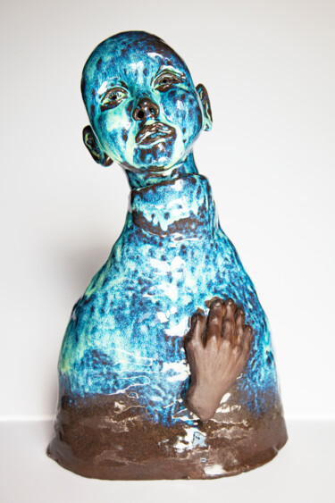 Sculpture titled "La Picia" by Elena Uljancic, Original Artwork, Ceramics