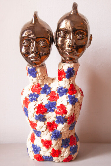 Sculpture titled "They - ceramic scul…" by Elena Uljancic, Original Artwork, Ceramics