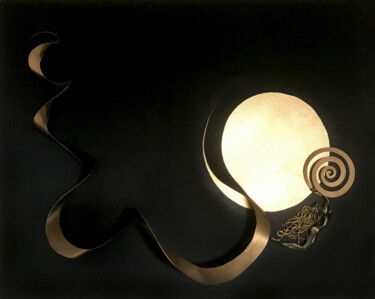 Escultura titulada ""Spiral.Perpetuum m…" por Elena Zimovets, Obra de arte original, Arcilla polimérica