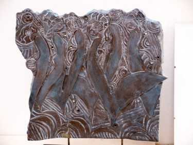 Sculpture intitulée "Les sixrenes" par Elena Sanchez, Œuvre d'art originale