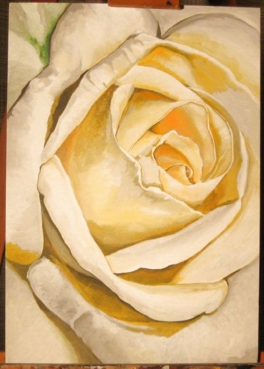 Pittura intitolato "Rosa" da Elena Centonze, Opera d'arte originale