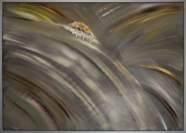 Painting titled "Abstract - Sparkler…" by Elena Dimopoulos, Original Artwork, Oil