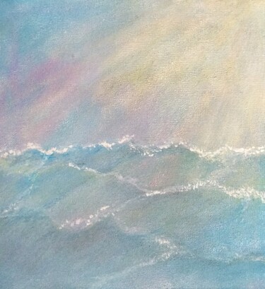 Peinture intitulée "Море,  игра света.…" par Elena Elvas, Œuvre d'art originale, Pastel