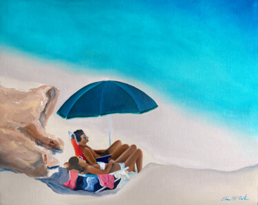 Sardinian collection // Sketch from Spiaggia Is Arutas Painting titled "Sardinian collectio…" by Elenak., Original Artwork, Oil