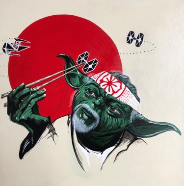Pintura titulada "мастер суши" por Elena Kapitonova, Obra de arte original, Acrílico