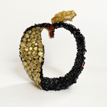 Sculpture titled "The Apple of Mobius…" by Elena Kirillova, Original Artwork, Mosaic