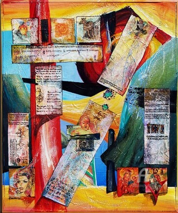 Collages titled "Ways of The life" by Elena Martém, Original Artwork