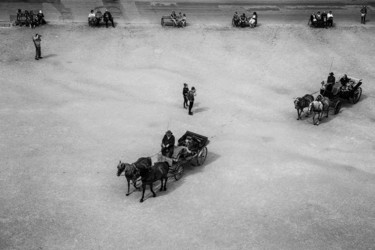Photographie intitulée "Residenzplatz square" par Elena Raceala, Œuvre d'art originale, Photographie numérique