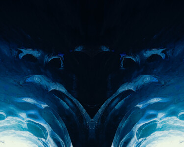 Фотография под названием "Immortal blue #3" - Elena Raceala, Подлинное произведение искусства, Цифровая фотография