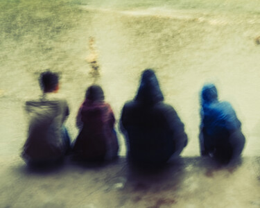 Photography titled "The Thinkers" by Elena Raceala, Original Artwork, Digital Photography