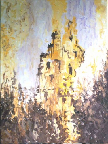 Pintura titulada "Torre" por Elena Rubert, Obra de arte original