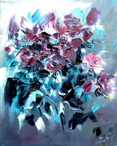 Pittura intitolato "" SENTIMENTO "" da Елена Братусёва-Славнина, Opera d'arte originale, Olio Montato su Telaio per barella…