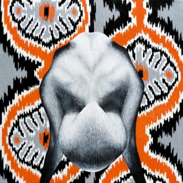 Картина под названием "Art of Bug (mini 5)" - Elena Soroka, Подлинное произведение искусства, Масло Установлен на Деревянная…