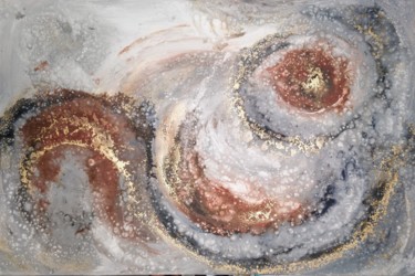 Картина под названием "Womb" - Eleni Denart, Подлинное произведение искусства, Акрил Установлен на Деревянная рама для носил…