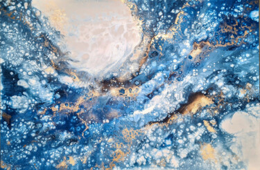 Картина под названием "Unconscious" - Eleni Denart, Подлинное произведение искусства, Акрил Установлен на Деревянная рама дл…