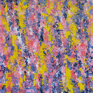 Japanese Garden Peinture intitulée "Japanese Garden" par Elen Style Art, Œuvre d'art originale, Acrylique