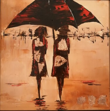 Pintura titulada "Serie ombrelli 285" por Eleonora Cavaliere, Obra de arte original, Oleo