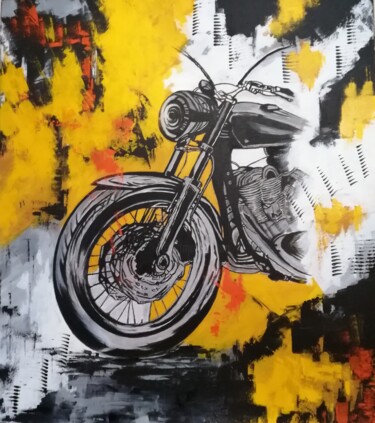 "Moto 256" başlıklı Tablo Eleonora Cavaliere tarafından, Orijinal sanat, Petrol