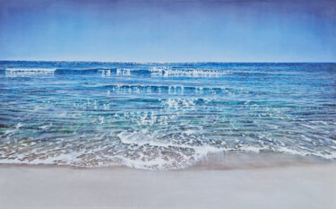 Картина под названием "Seascape N-2021 - 1…" - Eleonore Bernair, Подлинное произведение искусства, Масло
