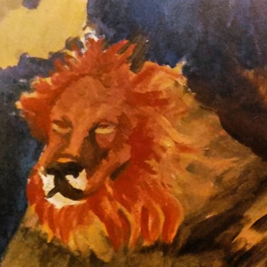 "Lion" başlıklı Tablo Éléonore Gregory tarafından, Orijinal sanat
