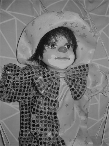 Fotografie mit dem Titel "le clown # collecti…" von Lucie Estermann, Original-Kunstwerk, Digitale Fotografie