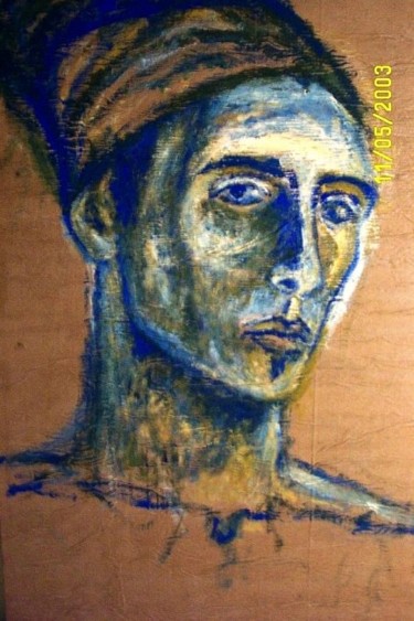 Pintura titulada "Autoretrato (Self-p…" por Elfer, Obra de arte original, Oleo