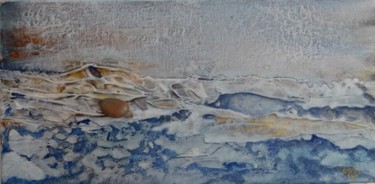 Peinture intitulée "N°2 Paysage minéral" par Elfi, Œuvre d'art originale, Acrylique Monté sur Châssis en bois