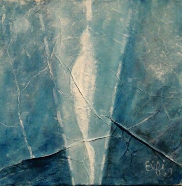 Malerei mit dem Titel "chemins de traverse…" von Elfi, Original-Kunstwerk, Öl