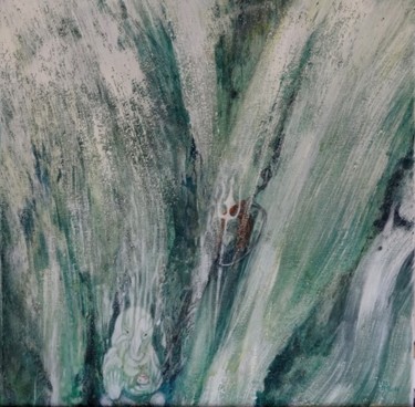 Malerei mit dem Titel "Narmada." von Elfi, Original-Kunstwerk, Acryl