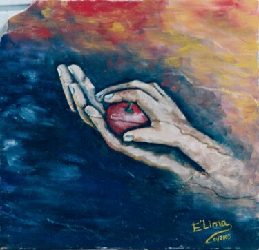 Pittura intitolato "pecado" da Eliana Limma, Opera d'arte originale, Olio