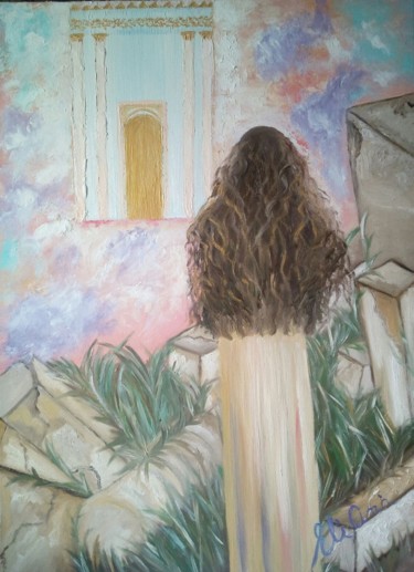 Painting titled "The Vision" by Painting The Torah By Elì Anà, Original Artwork