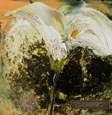 Картина под названием "Lily" - Eliane Andlauer, Подлинное произведение искусства, Акрил