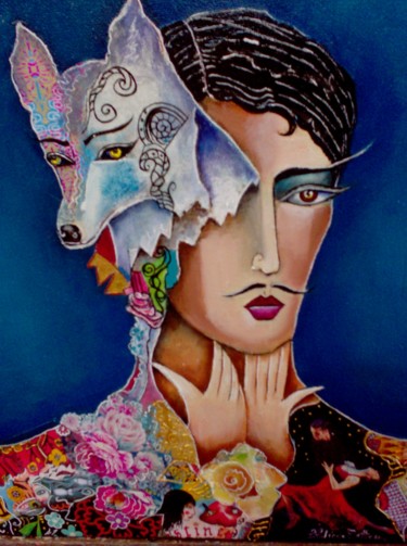 Painting titled "L'Andaloup" by Eliane Betton, Original Artwork