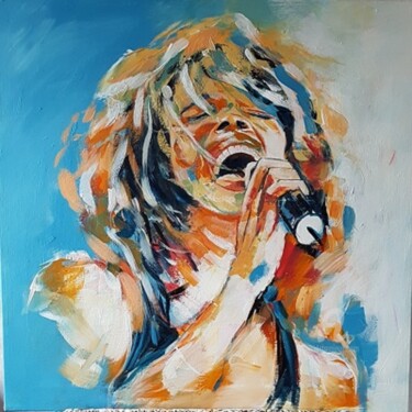 Schilderij getiteld "TINA" door Eliane Cartier, Origineel Kunstwerk, Acryl