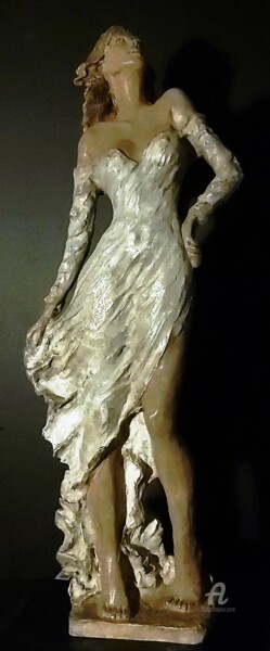 Escultura titulada "UNE NAÏADE" por Eliane Cartier, Obra de arte original, Bronce